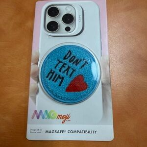 Laut Mag Miju Blue Don’t Text Him Phone Decor for MagSafe Compatibility
